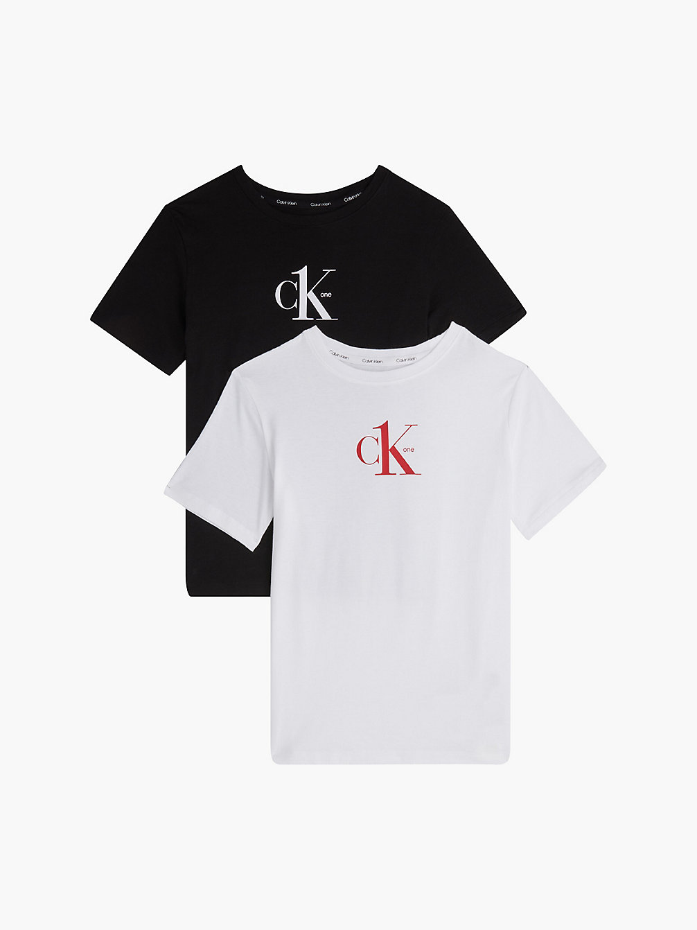 PVHBLACK/PVHWHITE 2 Pack Unisex T-Shirts - CK One undefined kids unisex Calvin Klein
