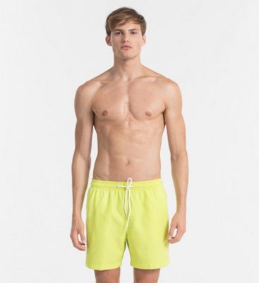 calvin klein swim shorts yellow