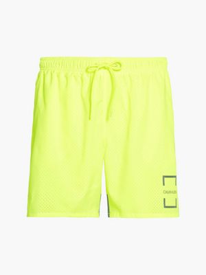 calvin klein yellow swim shorts