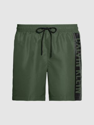 calvin klein khaki swim shorts