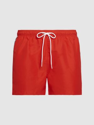 calvin klein swim shorts red