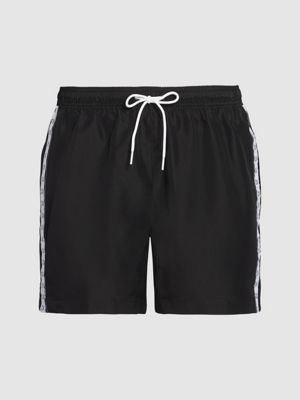 PVH BLACK Medium Zwemshort Met Trekkoord - Core Mono Tape undefined heren Calvin Klein