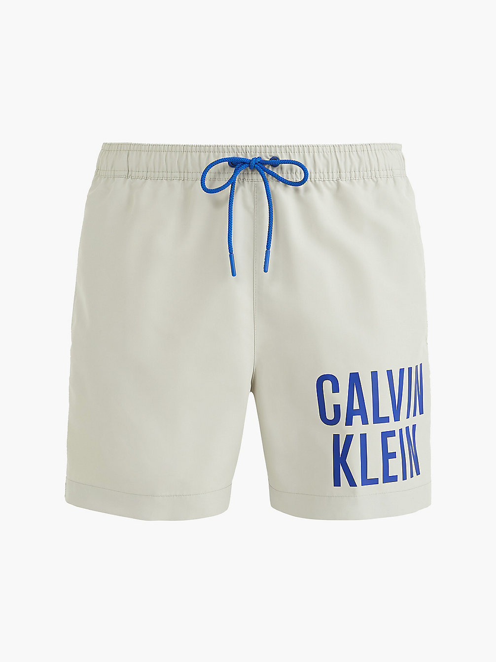 LIGHT STONE Medium Drawstring Swim Shorts - Intense Power undefined men Calvin Klein
