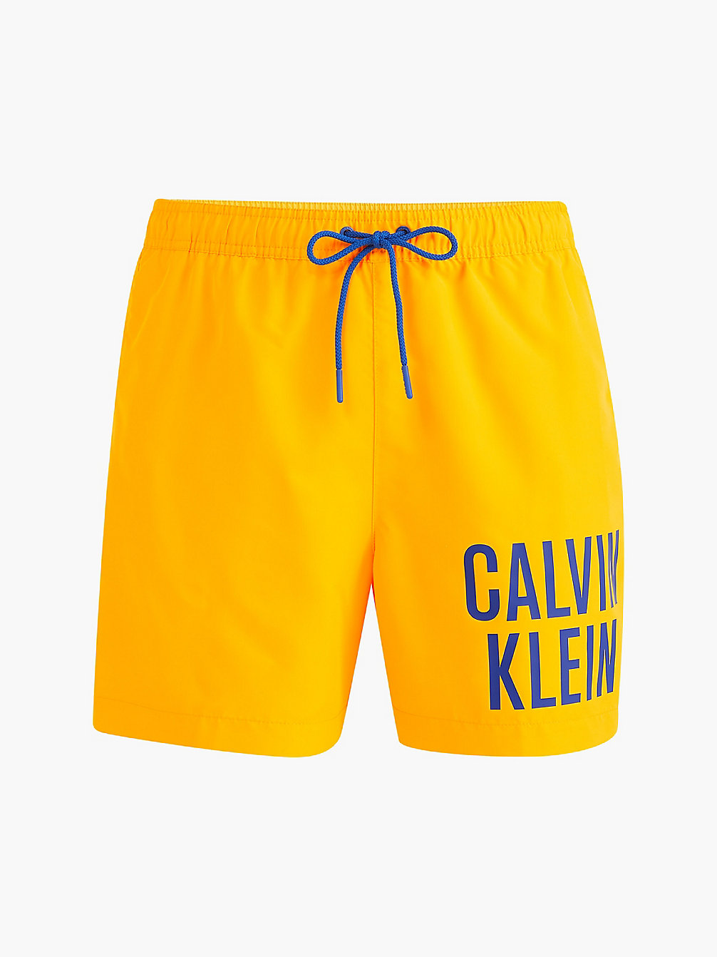 WARM YELLOW Medium Drawstring Swim Shorts - Intense Power undefined men Calvin Klein