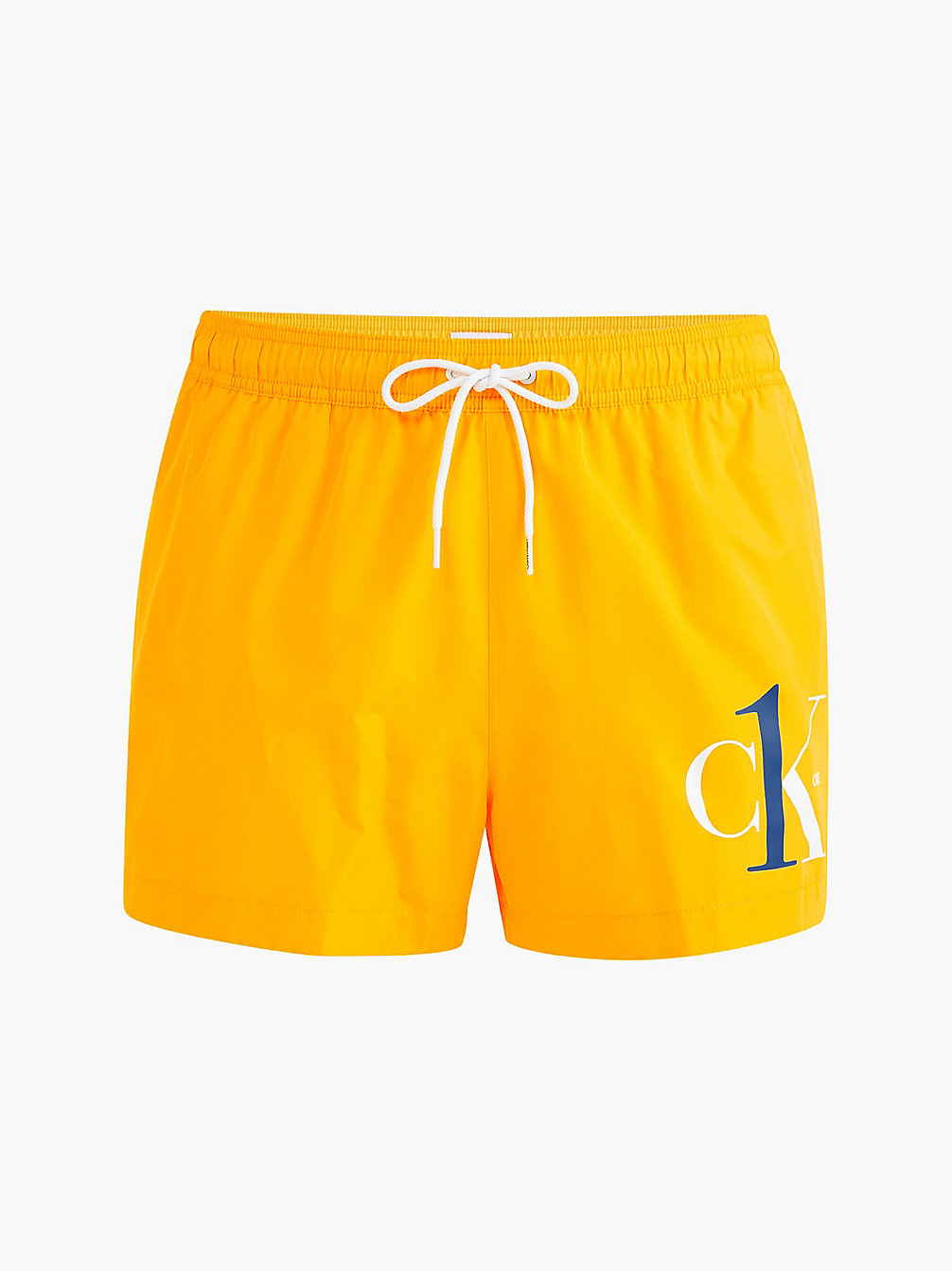 WARM YELLOW Short Drawstring Swim Shorts - CK One undefined men Calvin Klein