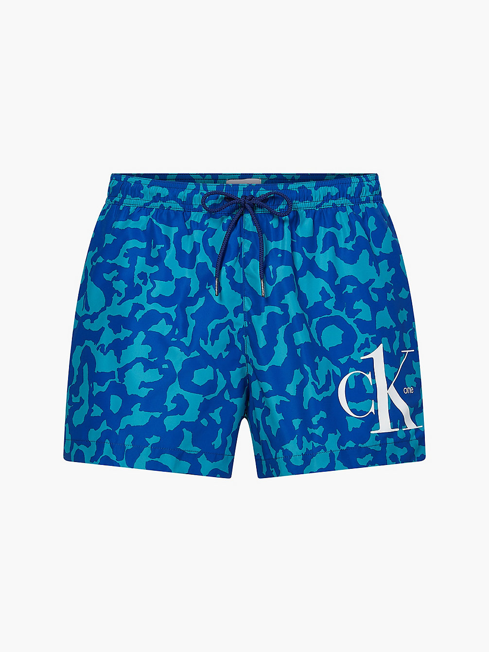 POISON FROG BLUE AOP Short Drawstring Swim Shorts - CK One undefined men Calvin Klein