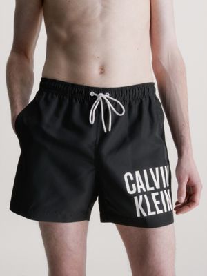 Calvin Klein Swim Trunks - Medium+ Drawstring - Monogram Black