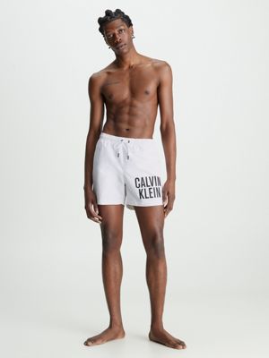 Calvin klein best sale drawstring swim shorts