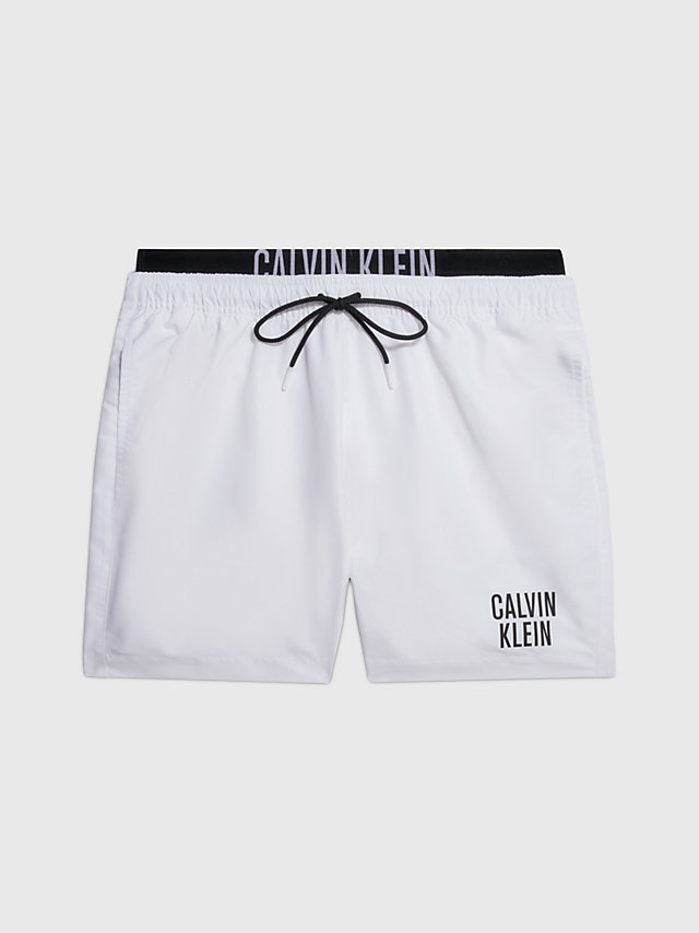 Pvh Classic White > Badeshorts Mit Doppeltem Bund – Intense Power > undefined Herren - Calvin Klein
