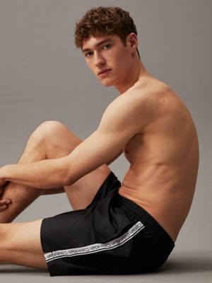 Black calvin outlet klein swim shorts