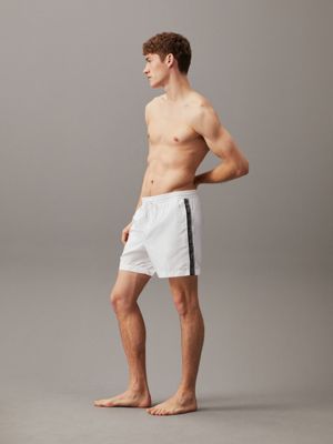 Calvin klein logo on sale tape swim shorts