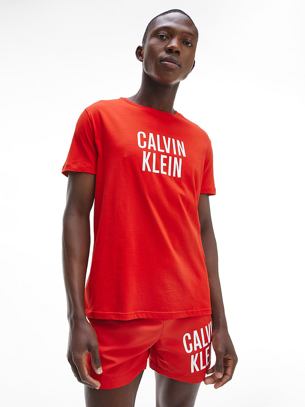 DEEP CRIMSON > Пляжная футболка из органического хлопка - Intense Power > undefined женщины - Calvin Klein