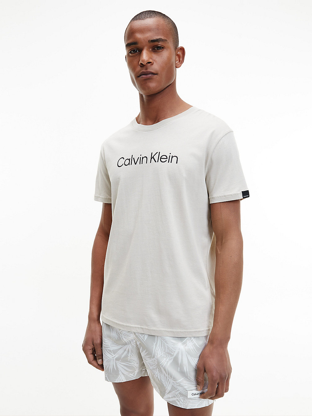 LIGHT STONE > Пляжная футболка из органического хлопка - Core Solids > undefined женщины - Calvin Klein