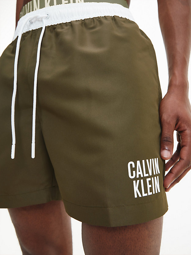 SECRET MEADOW Double Waistband Swim Shorts - Intense Power for men CALVIN KLEIN