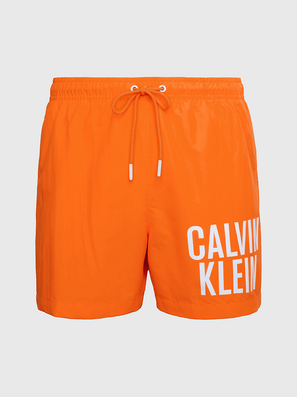 SUN KISSED ORANGE Medium Drawstring Swim Shorts - Intense Power undefined men Calvin Klein