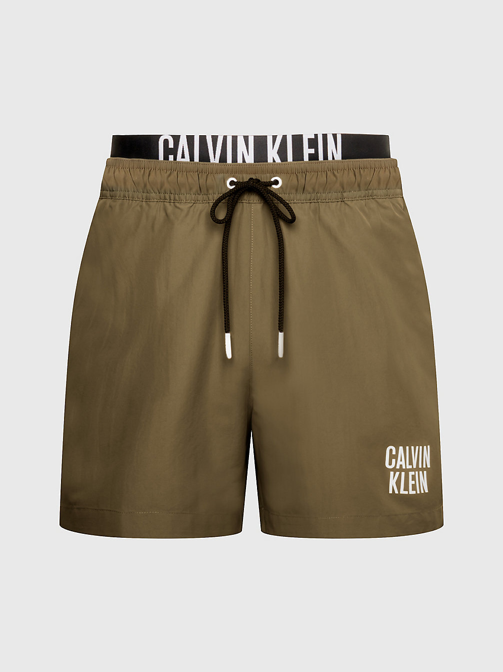 NETTLE Double Waistband Swim Shorts - Intense Power undefined men Calvin Klein