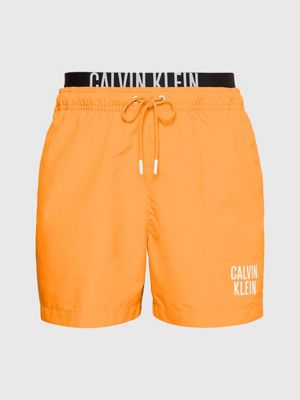 Calvin klein orange swim hot sale shorts