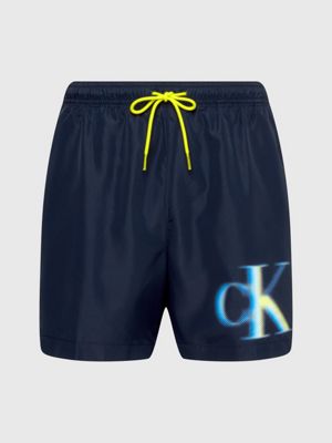 calvin klein green swim shorts