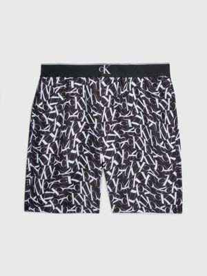 CK Monogram Board Shorts, black