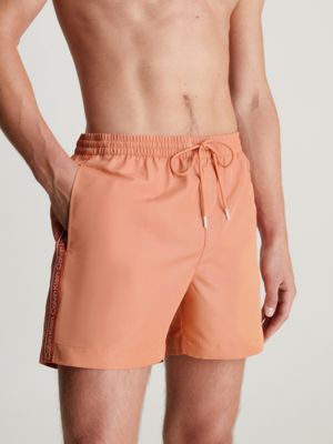 Calvin klein taped drawstring hotsell swim shorts