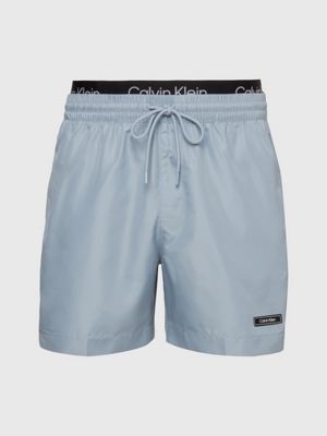 open haard Voorzien postkantoor Zwemshort met dubbele tailleband - Core Solids Calvin Klein® | KM0KM00815PN2