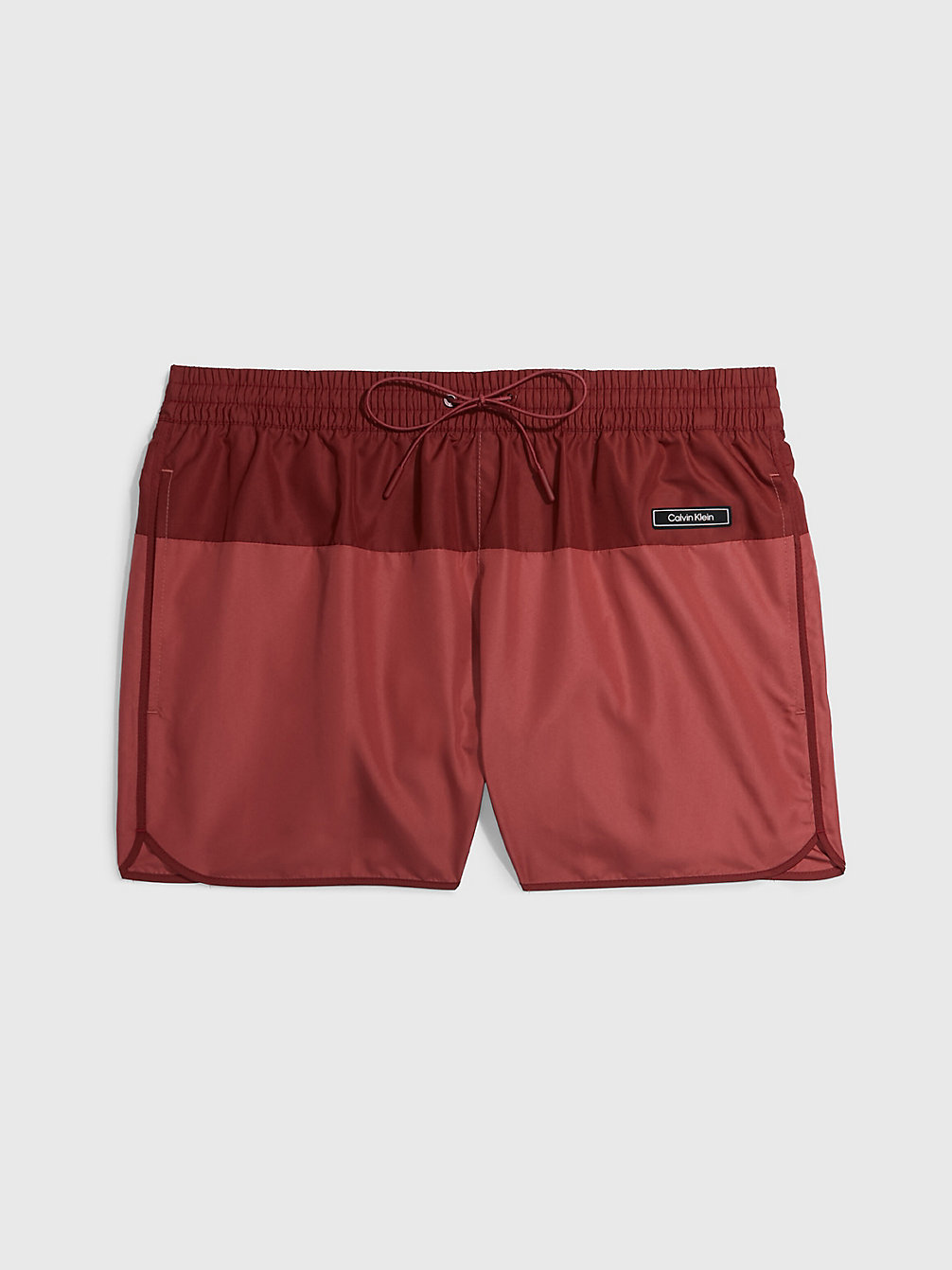 ANTIQUE RED Short Runner Swim Shorts - Core Solids undefined men Calvin Klein
