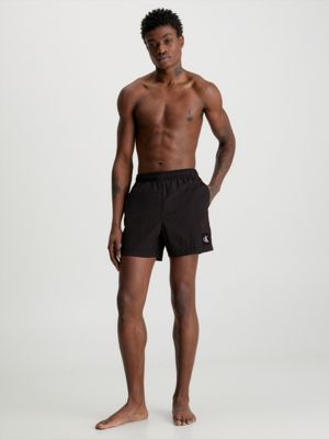 Mens black calvin klein swim clearance shorts