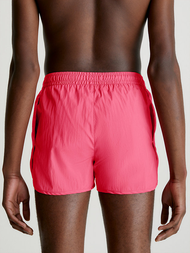 pink short runner swim shorts - ck nylon for men calvin klein
