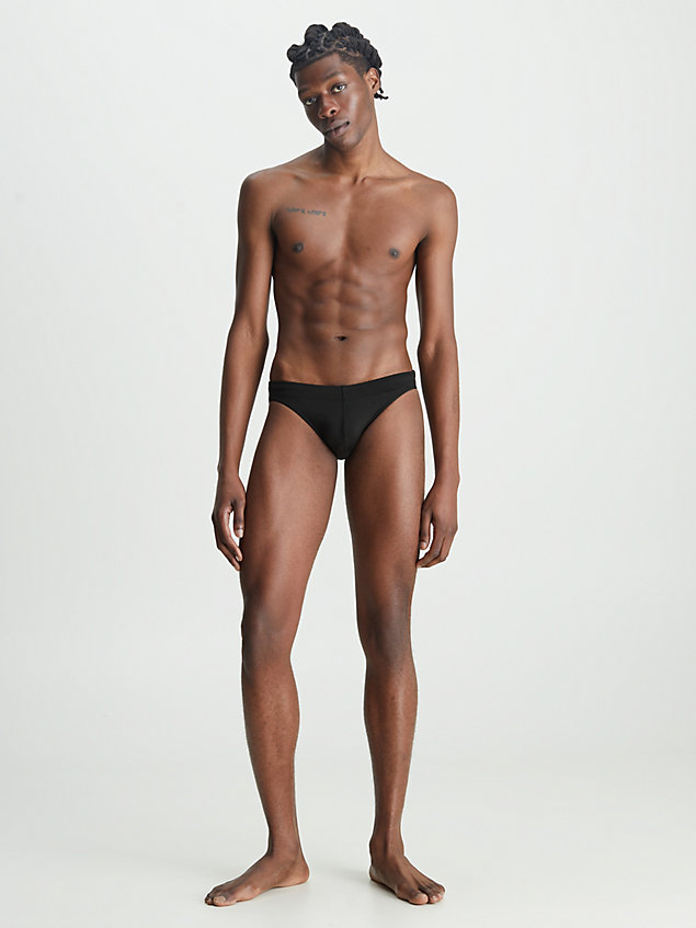 black swim briefs - intense power for men calvin klein