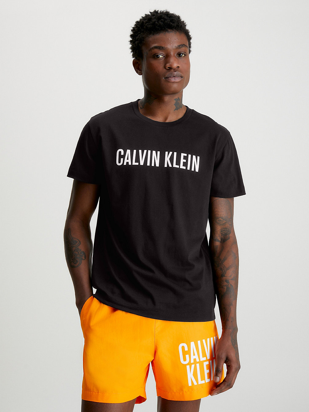 PVH BLACK Strand T-Shirt - Intense Power undefined heren Calvin Klein