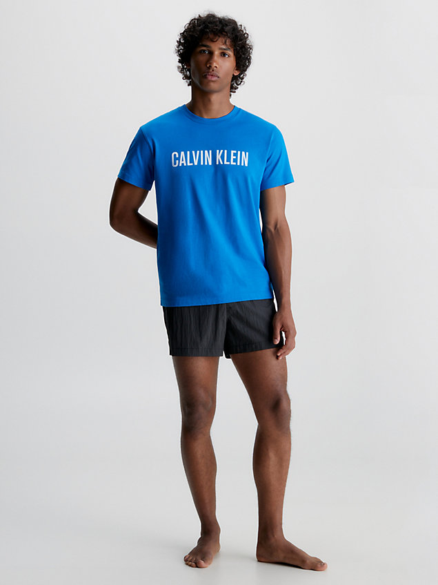 blue t-shirt plażowy - intense power dla mężczyźni - calvin klein