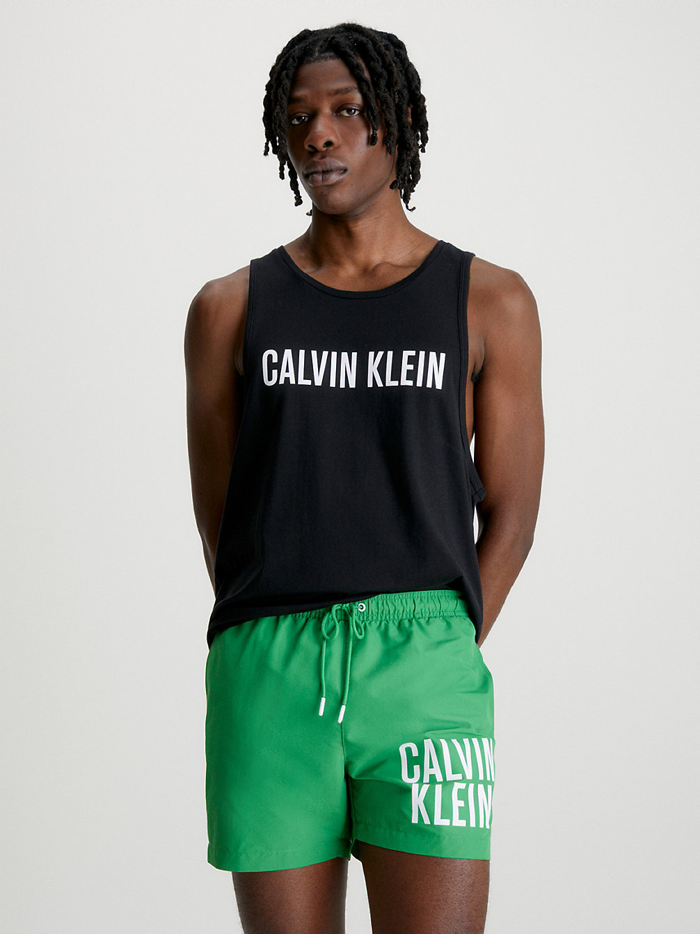 PVH BLACK Beach Tank Top - Intense Power undefined men Calvin Klein