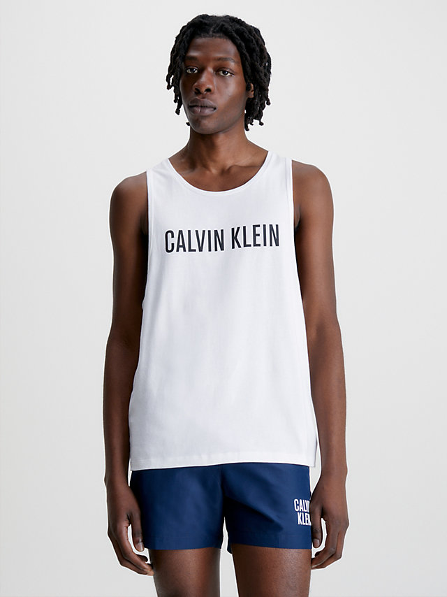 Pvh Classic White Beach Tank Top - Intense Power undefined men Calvin Klein