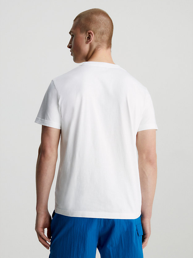 PVH CLASSIC WHITE T-shirt de plage for hommes CALVIN KLEIN