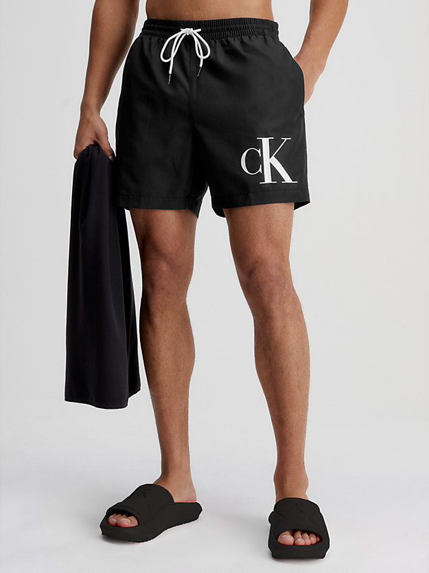 PVH BLACK Swim Shorts and Towel Gift Pack for men CALVIN KLEIN