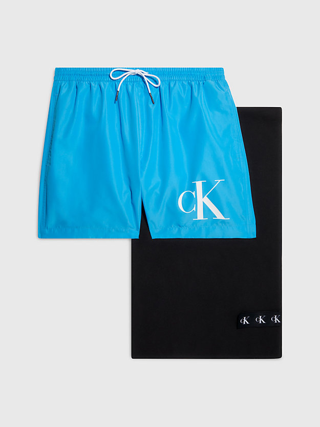 BLUE CRUSH Swim Shorts and Towel Gift Pack for men CALVIN KLEIN
