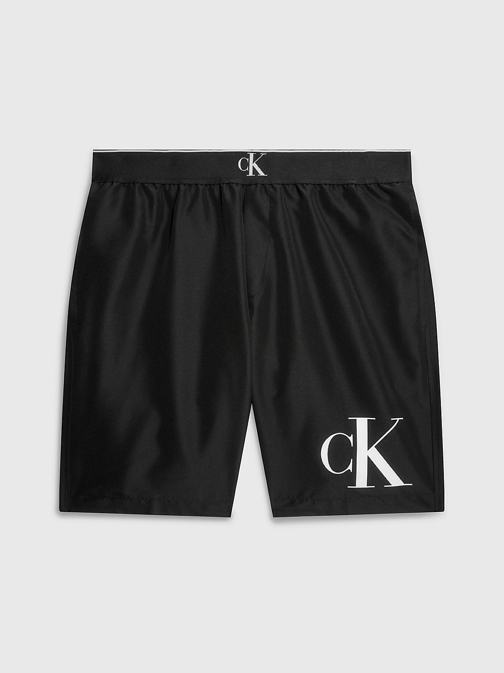 Pantaloncini Da Bagno Lunghi - CK Monogram > PVH BLACK > undefined uomo > Calvin Klein