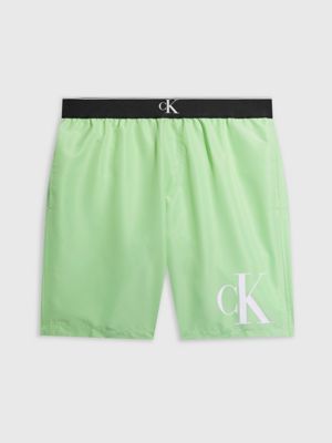 Long Swim Shorts - CK Monogram Calvin Klein® | KM0KM00859LV0