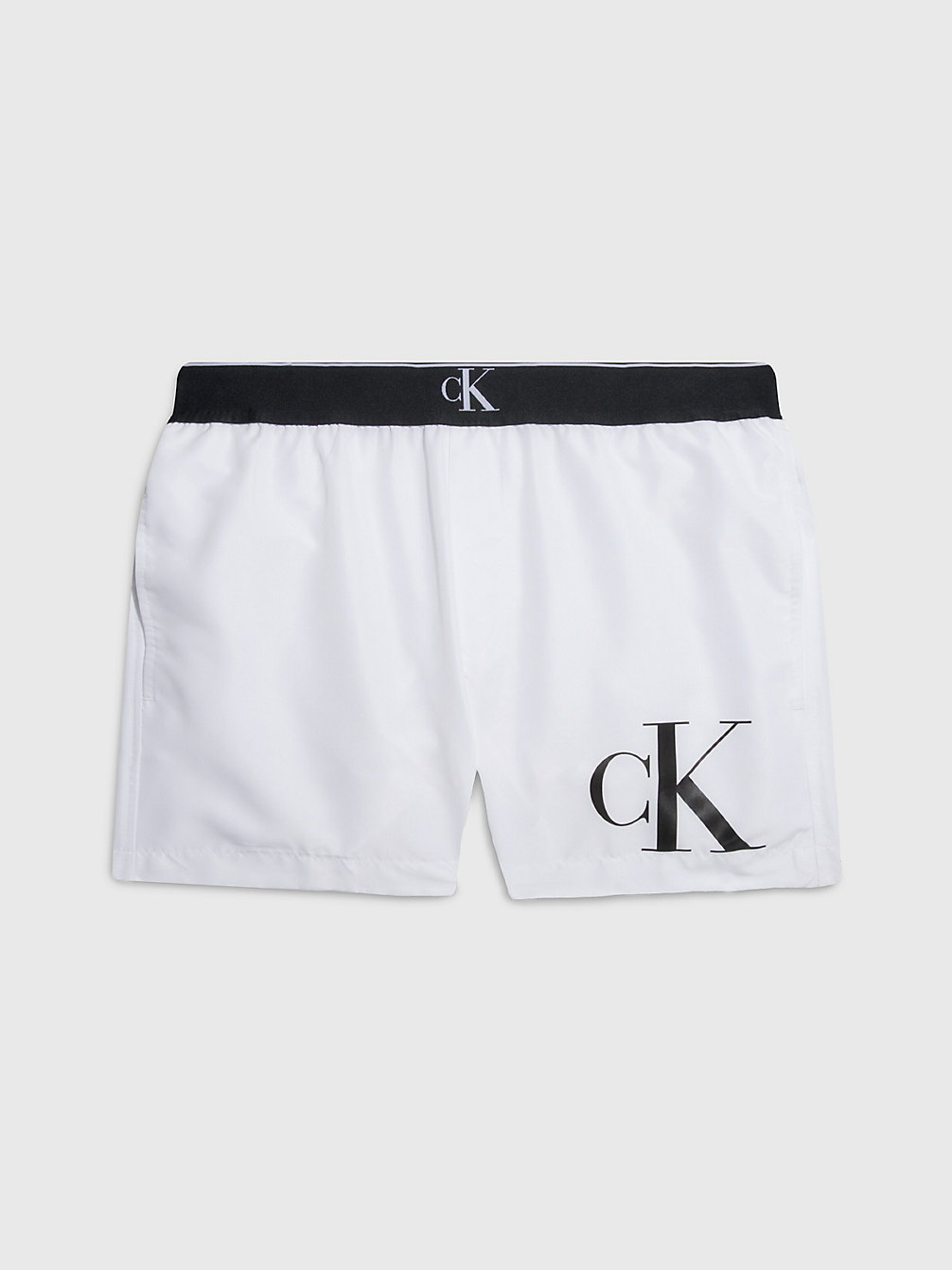 PVH CLASSIC WHITE Swim Shorts - CK Monogram undefined men Calvin Klein