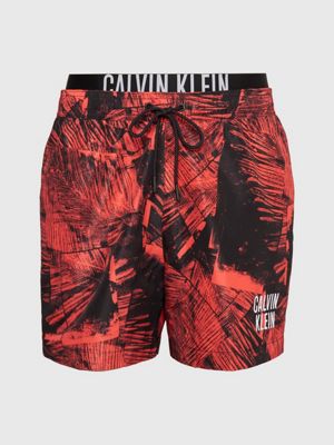 Short de bain calvin best sale klein rouge