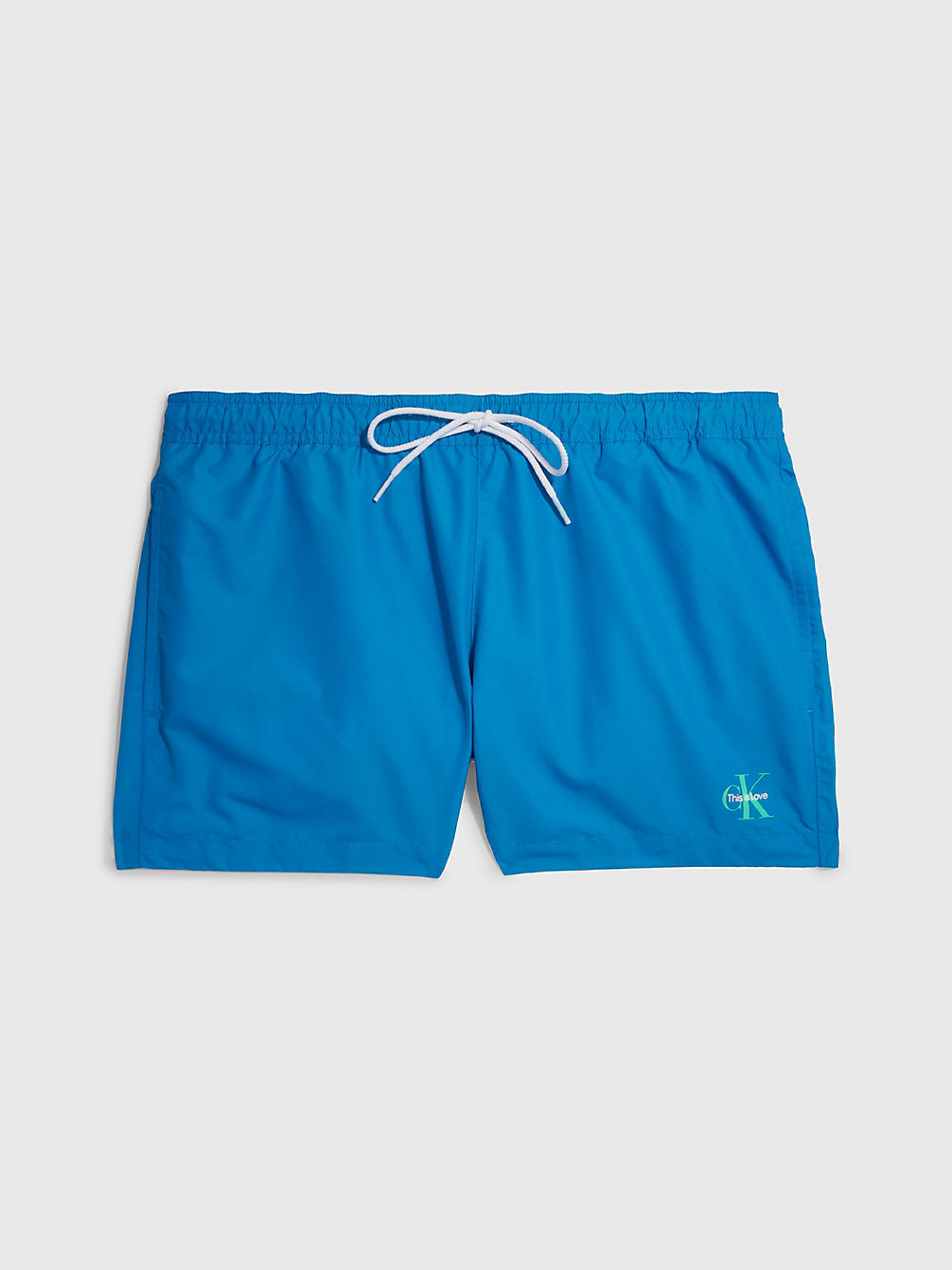BLUE AMBIENCE Short Drawstring Swim Shorts - Pride undefined men Calvin Klein