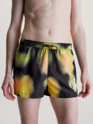 Short Drawstring Swim Shorts - CK Monogram Calvin Klein