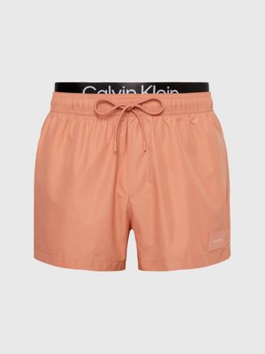 Double Waistband Swim Shorts Steel Calvin Klein KM0KM00920TL6