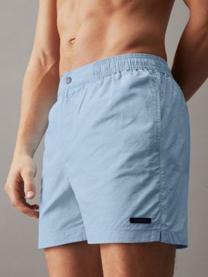 pleasant blue tailored swim shorts - ck black for men calvin klein