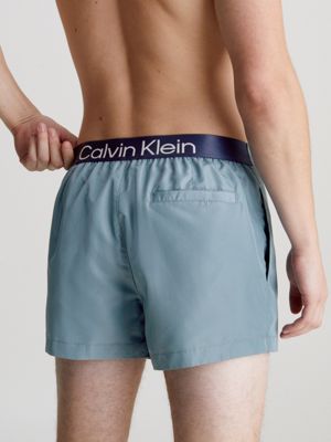 muted cerulean chino swim shorts - ck steel for men calvin klein