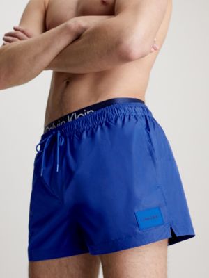 Double Waistband Swim Shorts - CK Steel Calvin Klein® | KM0KM00947C7N