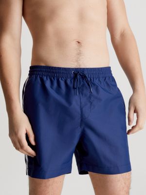 Medium Drawstring Swim Shorts - Logo Tape Calvin Klein® | KM0KM00955C7E