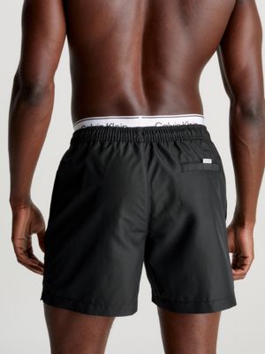 Mens black calvin klein swim outlet shorts