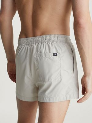 Short Drawstring Swim Shorts - CK Monogram Calvin Klein