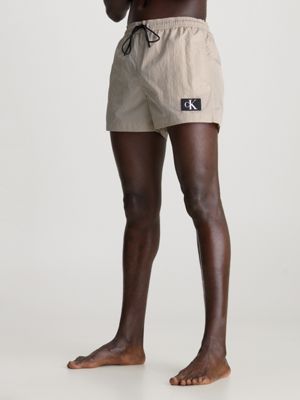 Short Drawstring Swim Shorts - CK Monogram Calvin Klein®